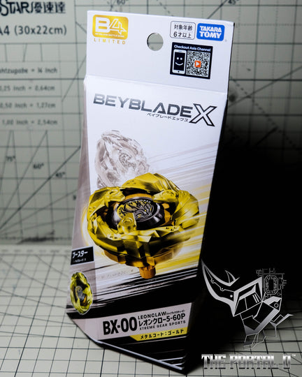 Limited Edition Takara Tomy Beyblade X BX-00 Gold Leone Claw 5-60P