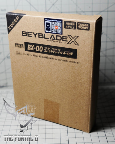 Limited Edition Takara Tomy Beyblade X BX-00 Cobalt Drake 4-60F