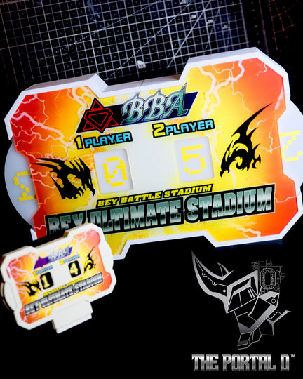 GIANT Beyblad Bakuten Shoot Scoreboard Light Box