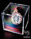 Beyblade Metal Fusion Gold-Silver Emblem Display Case Collection