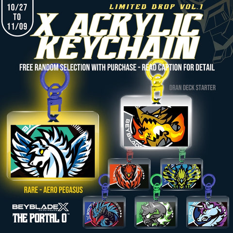X Acrylic Keychain Vol.1 Limited Edition