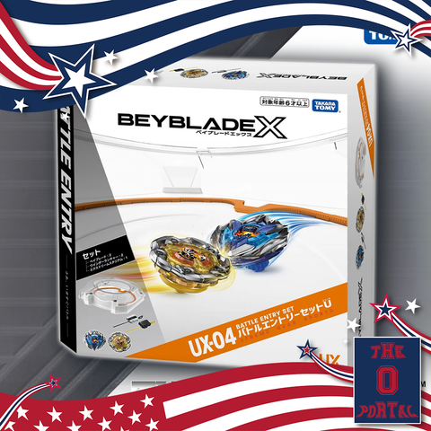 USA!!  Takara Tomy Beyblade X UX-04 Battle Entry Set