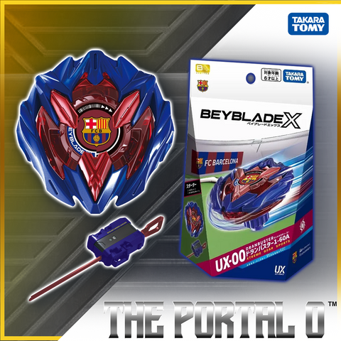 Jan-15-2025 PRE ORDER Takara Tomy Beyblade X BX-00 Dran Buster 1-60A Blue FC Barcelona Ver.