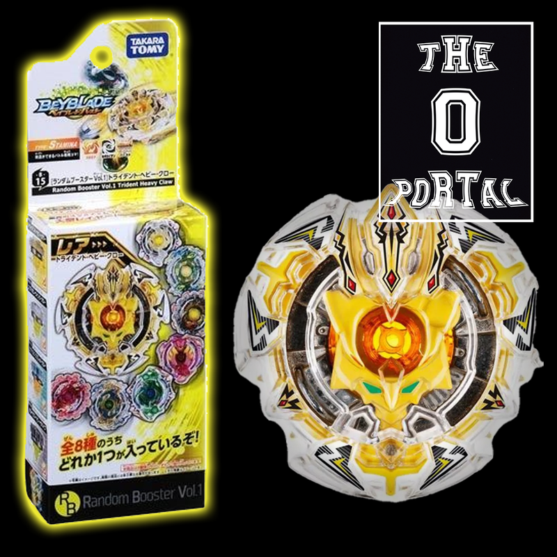 TAKARA TOMY Beyblade BURST B-15 Random Booster Vol.1 Ft. Trident Claw