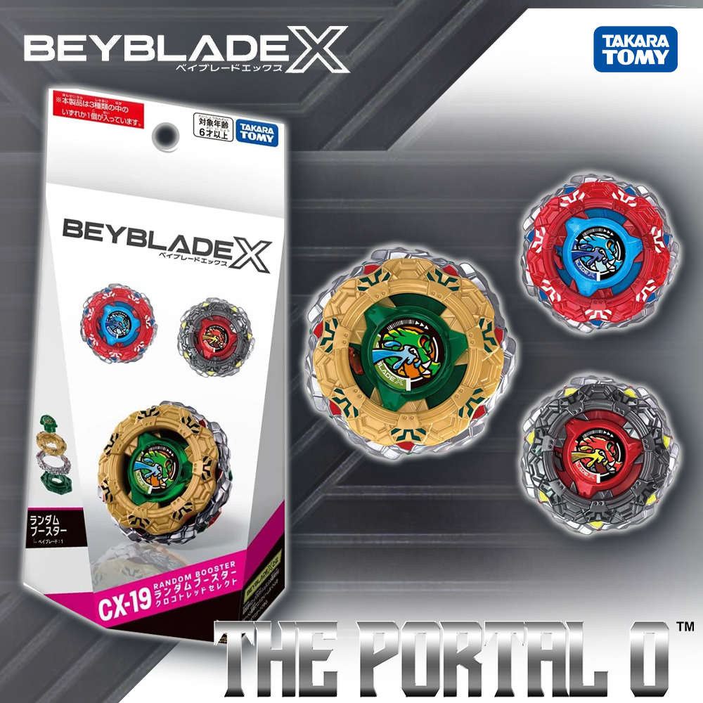 Takara Tomy Beyblade X CX-19 CrocoTread TQ5-50GN Random Booster