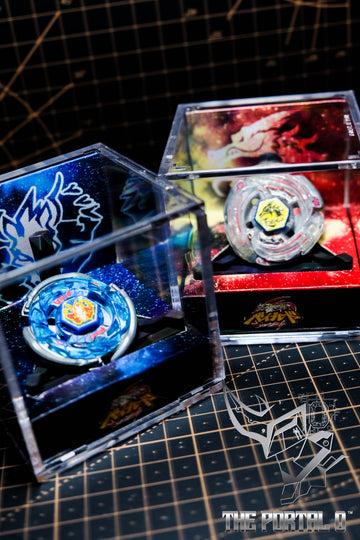 Beyblade Metal Fusion Emblem Display Case Collection