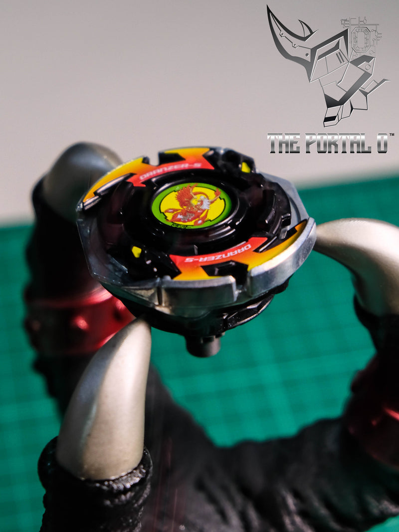CUSTOM Beyblade X Black Dranzer Spiral 3-80T