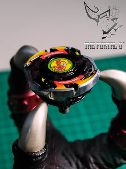 CUSTOM Beyblade X Black Dranzer Spiral 3-80T