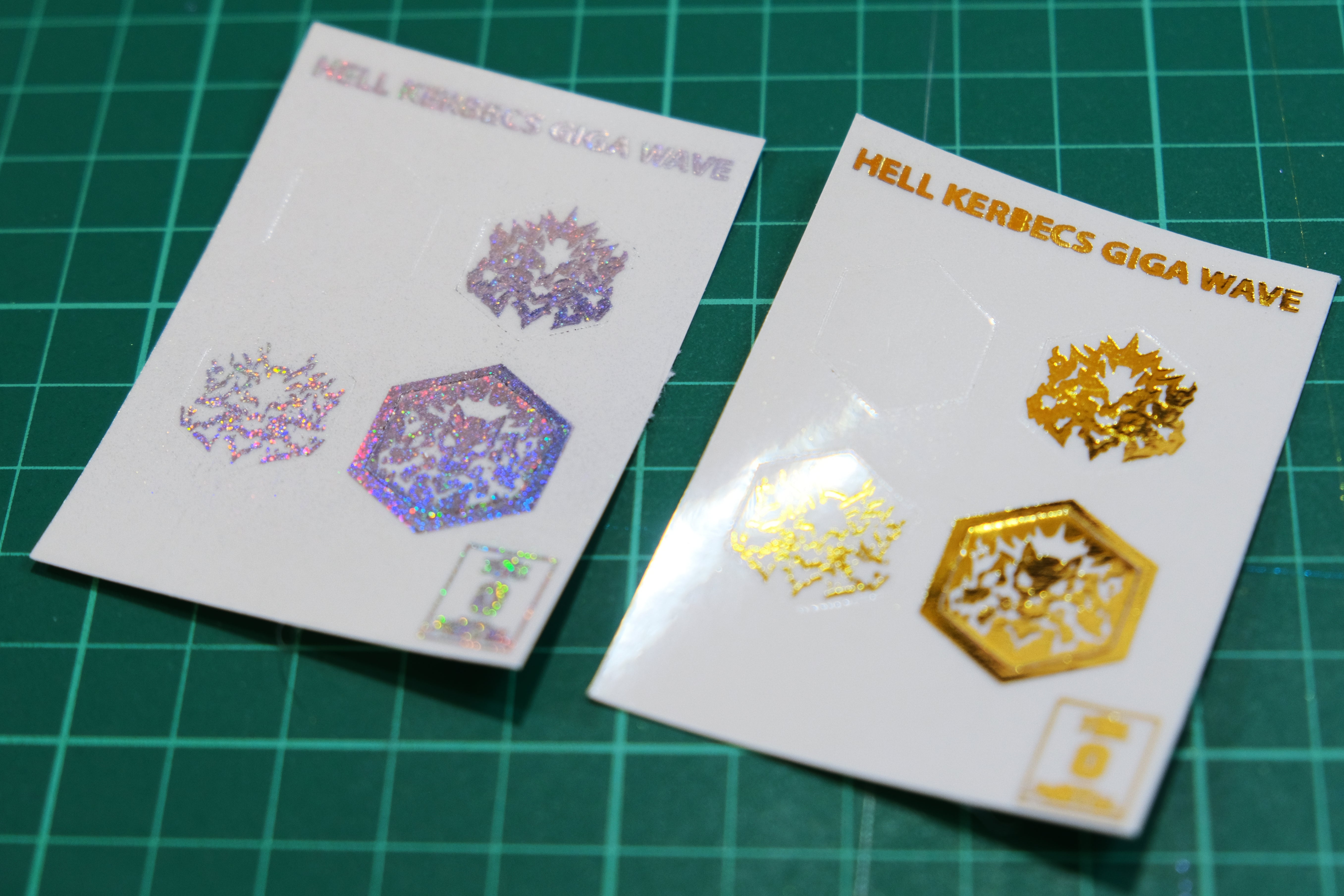 Legendary Gold Embossed FaceBolt Sticker Collection