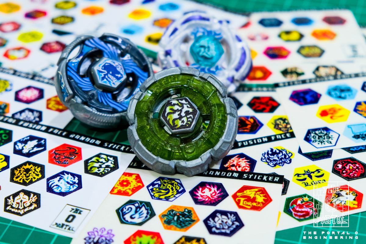 Metal Fusion Epic Facebolt Sticker CUSTOM Collection