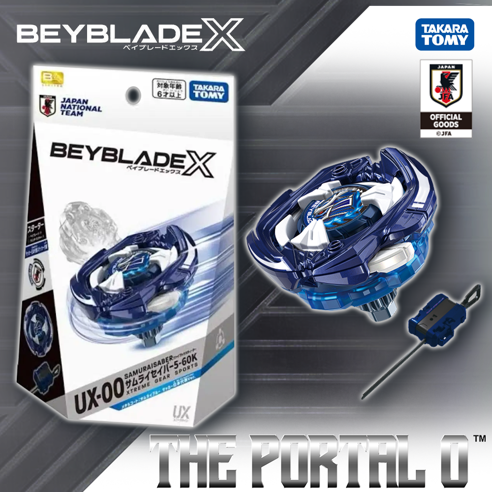 Takara Tomy Beyblade X UX-00 SamuraiSaber 5-60K Blue Ver.