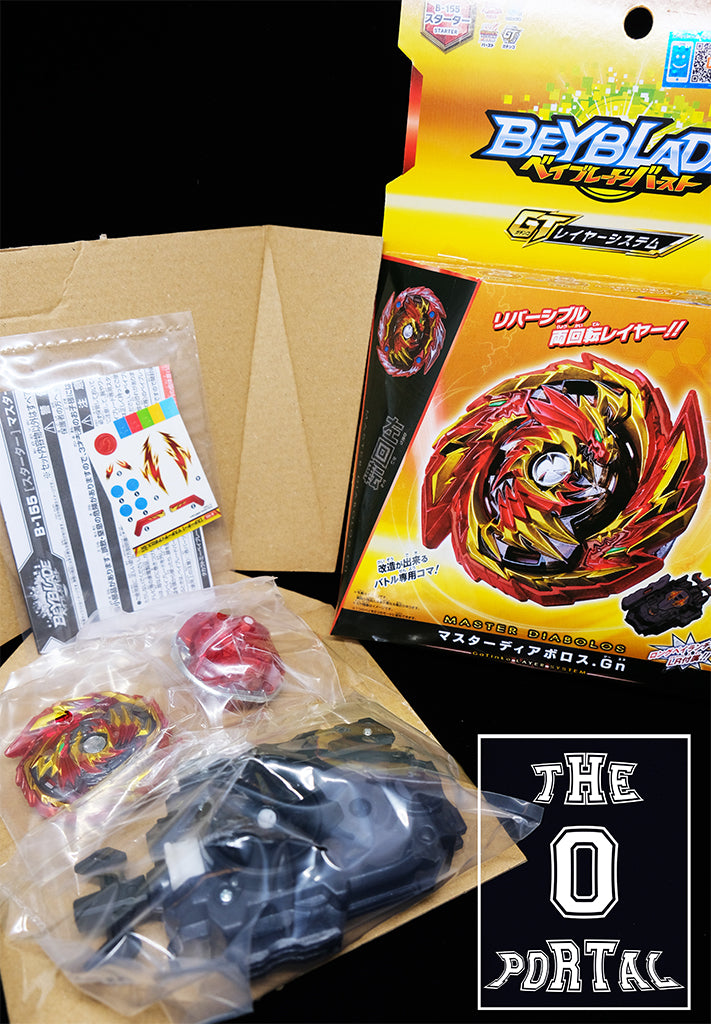 TAKARA TOMY Beyblade BURST GT B-155 Master Diabolos Generate w/ Black LR Launcher