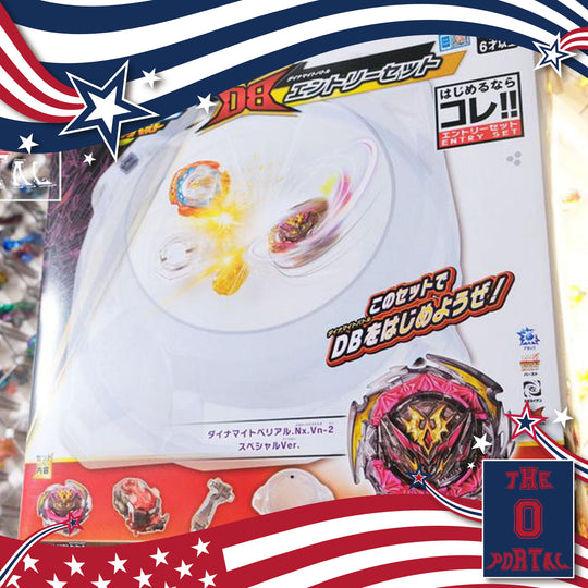 USA!! TAKARA TOMY Beyblade BURST DB B-182 Dynamite Battle Entry Set