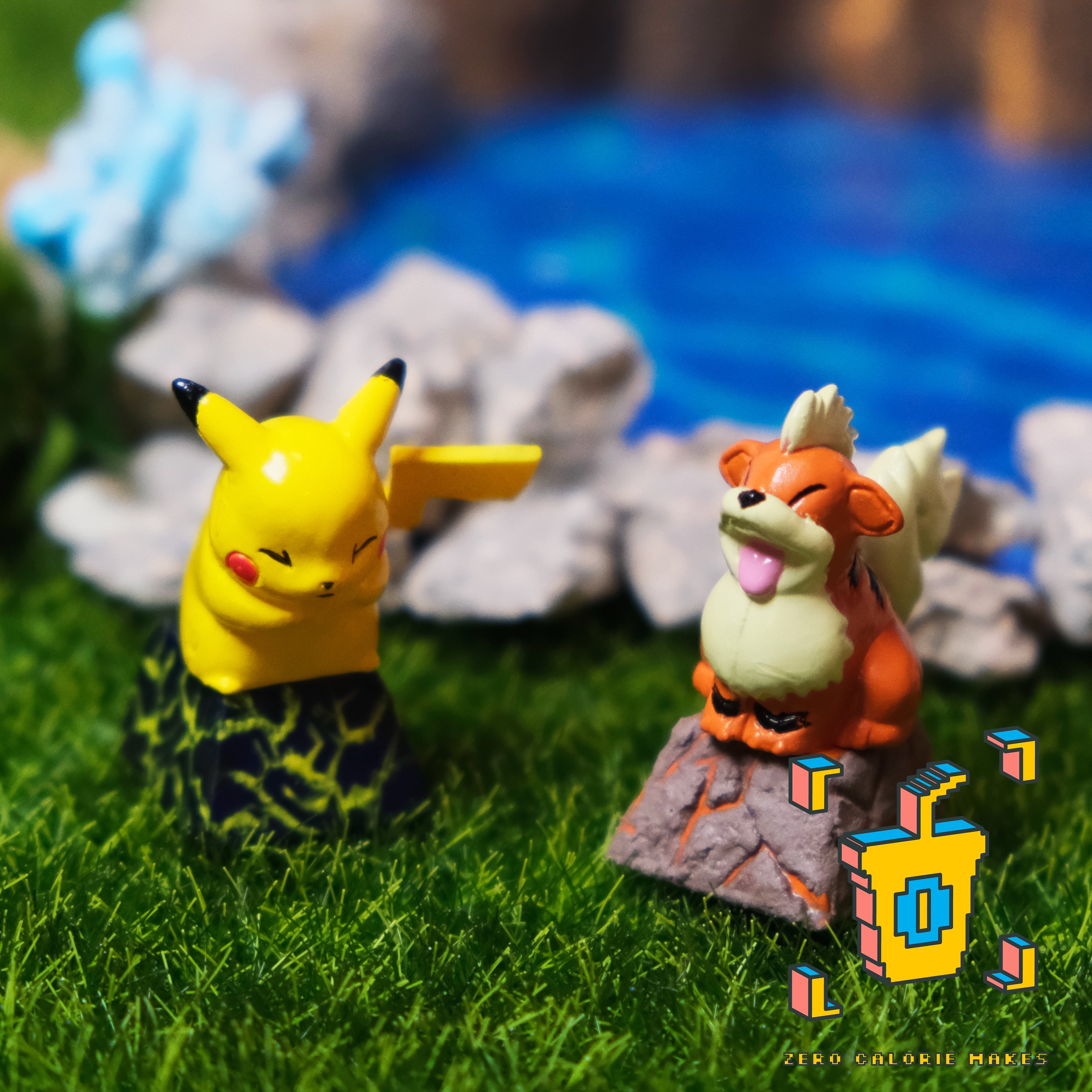 Pokemon Vintage Terrain Magnetic KeyCap