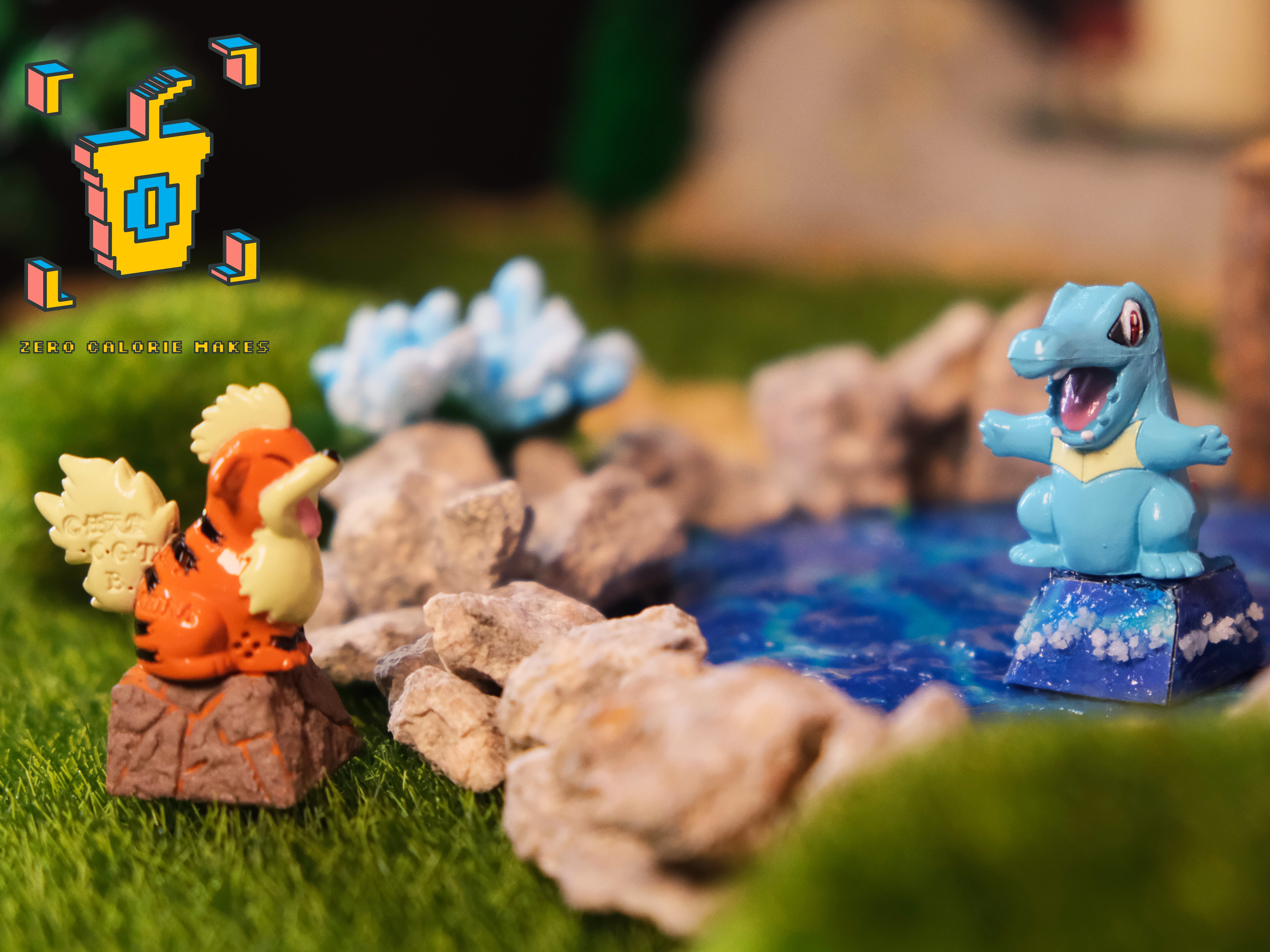 Pokemon Vintage Terrain Magnetic KeyCap