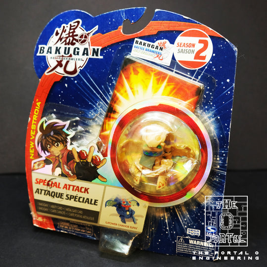 SEGA Bakugan Elfin G-Change Tan Subterra B2 Special Attack