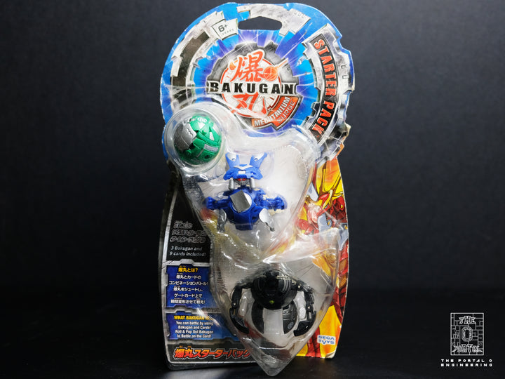 SEGA Bakugan Darkus Jaakor + Aquos Twister + Ventus Taylean Mechtanium Surge Starter Pack