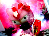 Hello Kitty x Gundam x Valkyrie Pink Galaxy Diorama Display Set