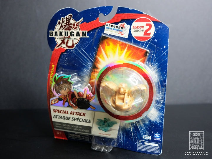 SEGA Bakugan Spin Ravenoid Tan Subterra Battle Brawlers Special Attack