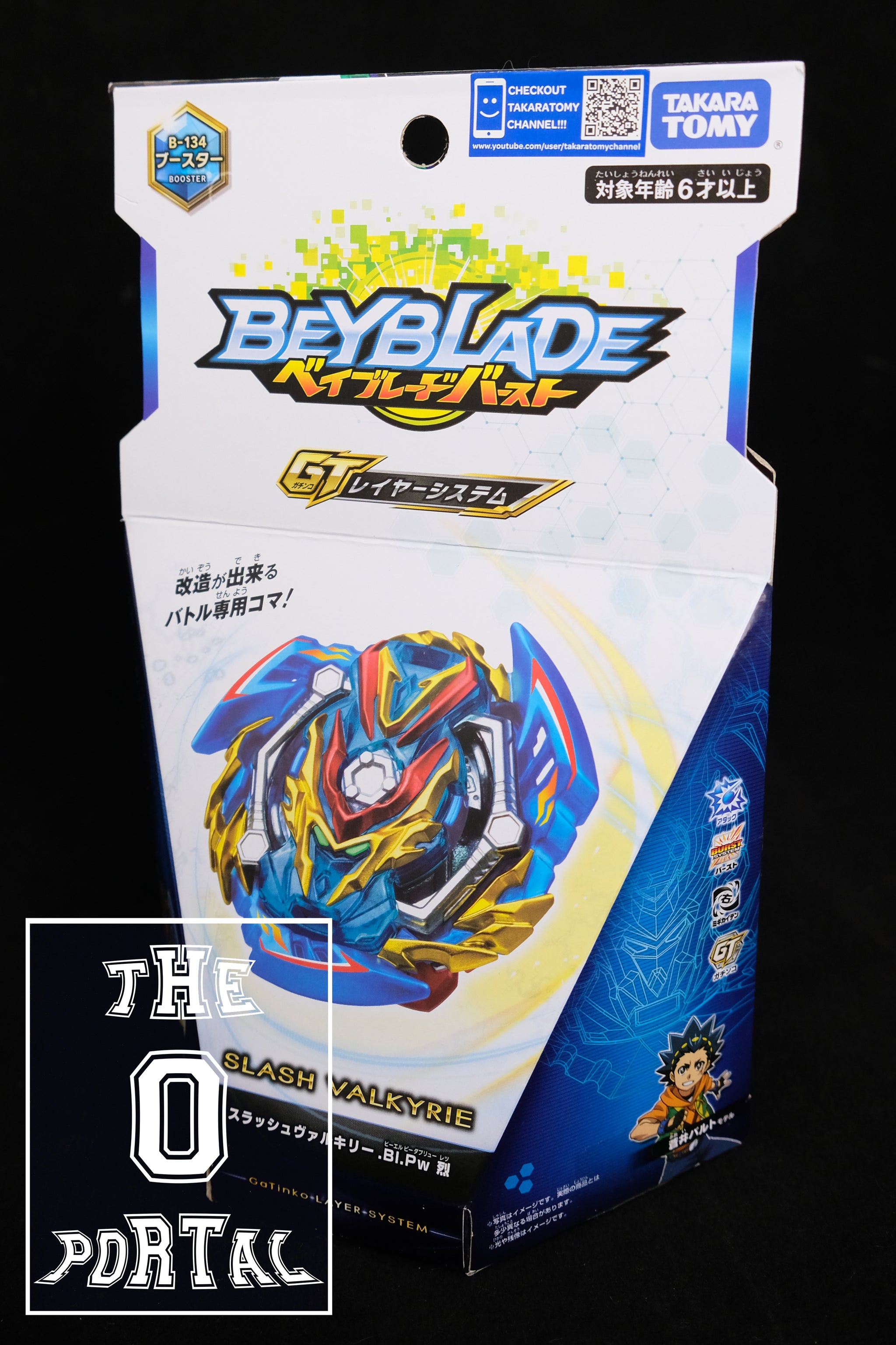 TAKARA TOMY Beyblade BURST GT B-134 Slash Valkyrie Blitz Power Retsu Booster