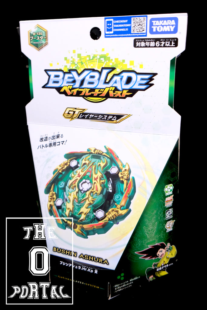 Bushin TAKARA TOMY Beyblade BURST GT B-135 Bushin Ashura Hurricane Keep Ten B ...