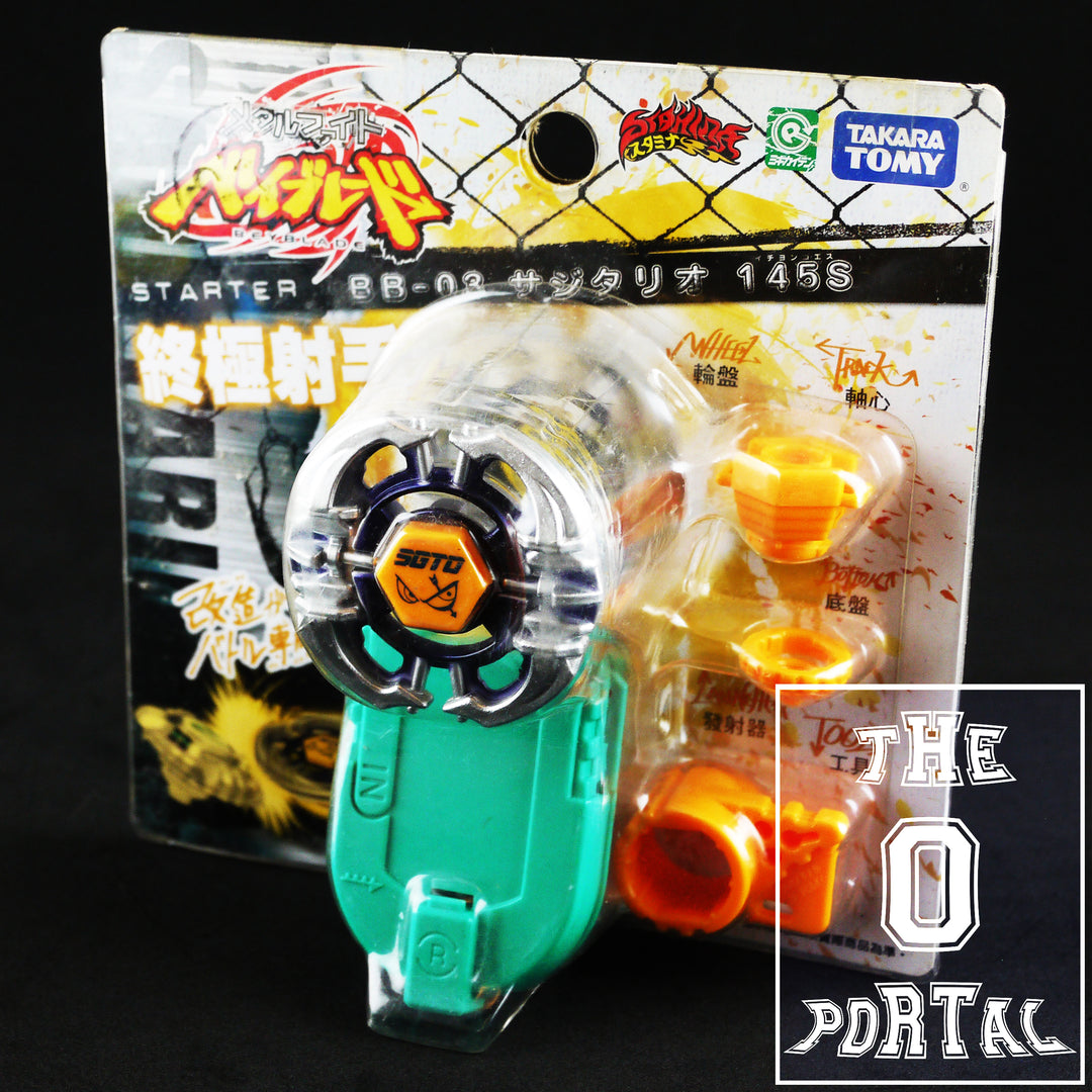 TAKARA TOMY Beyblade BB03 Sagittario 145S Metal Fusion Starter ...