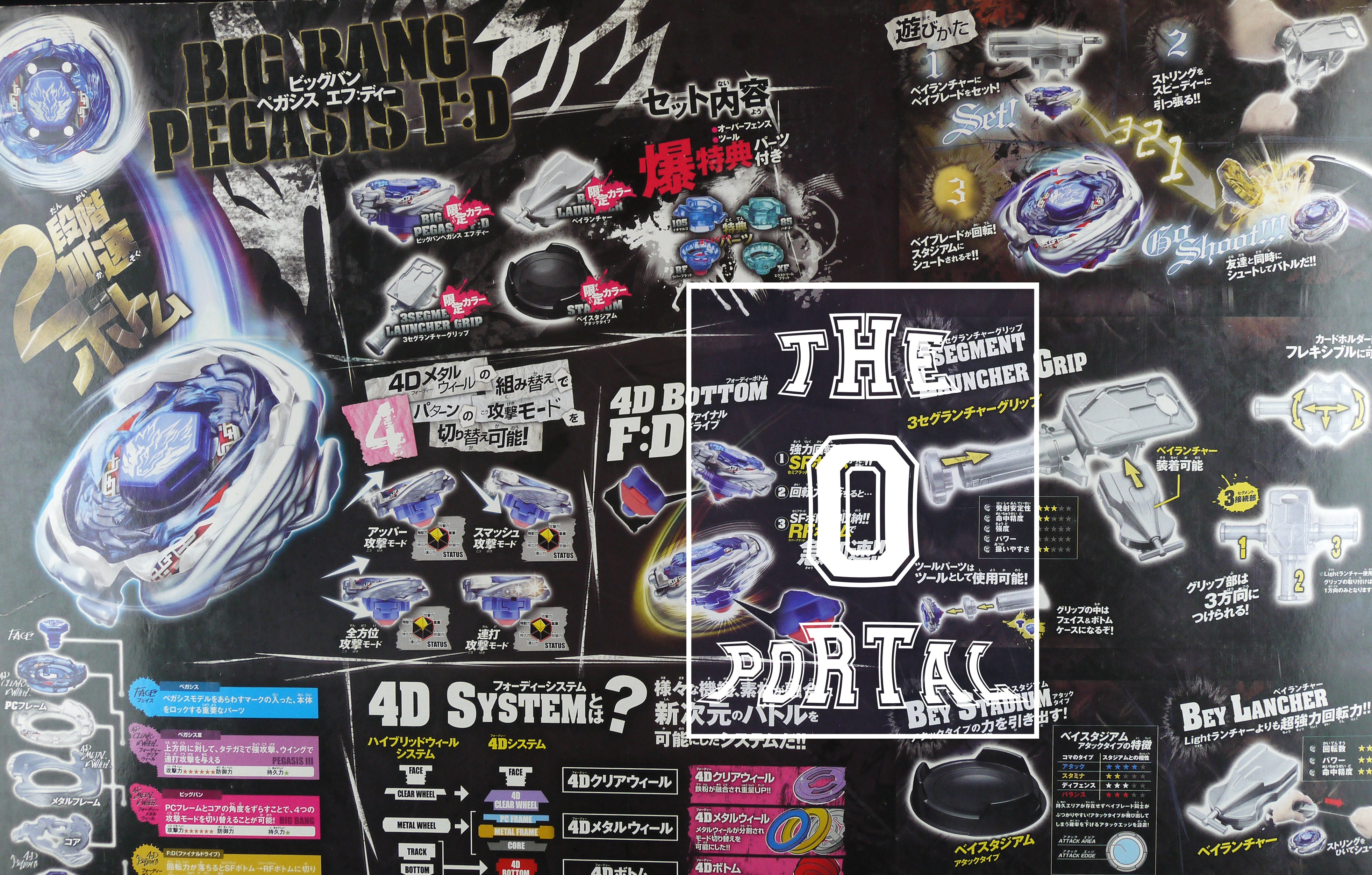 TAKARA TOMY Beyblade BB107 Big Bang Pegasis DX Set Metal Fusion