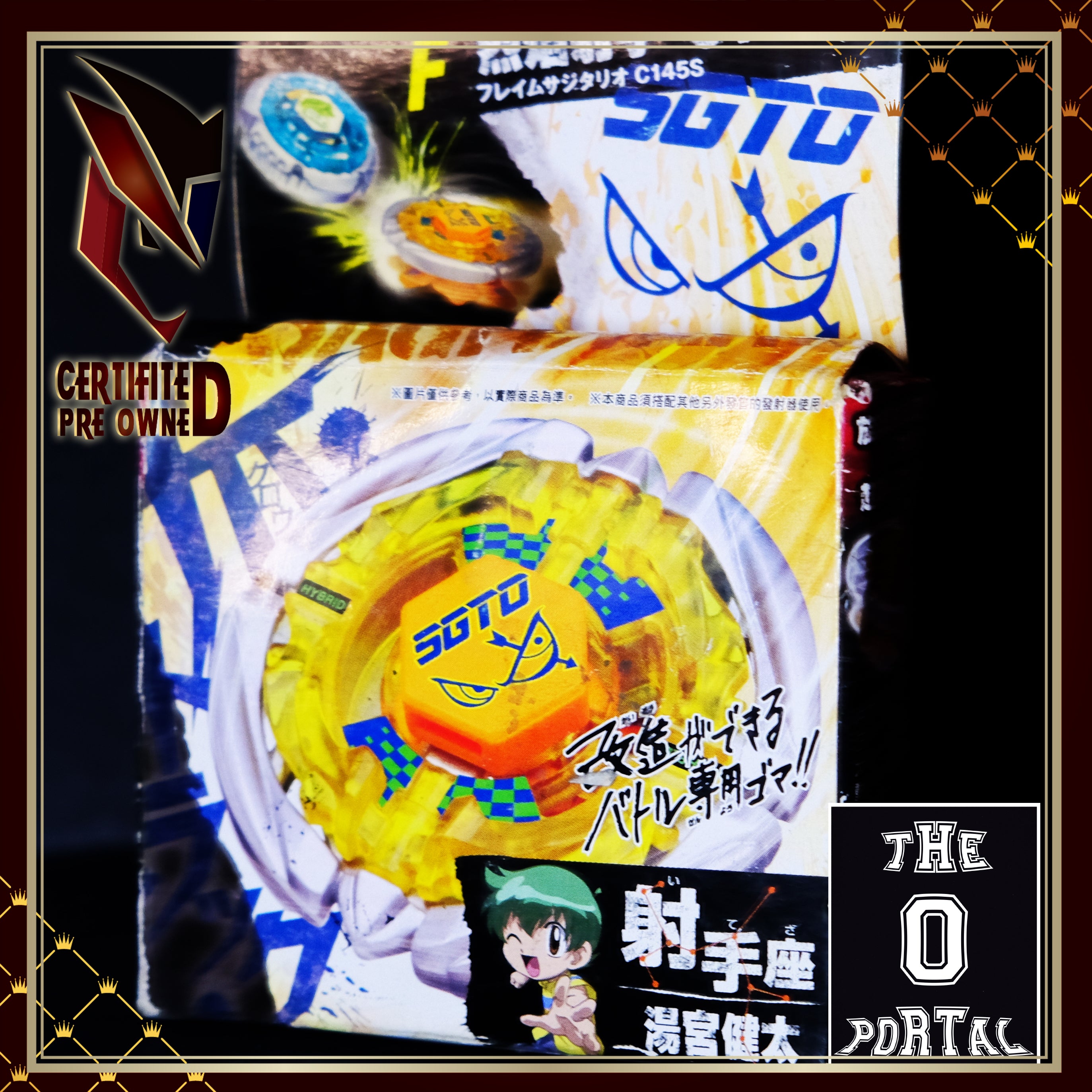 TAKARA TOMY Beyblade BB35 Flame Sagittario C145S Booster Metal Fusion