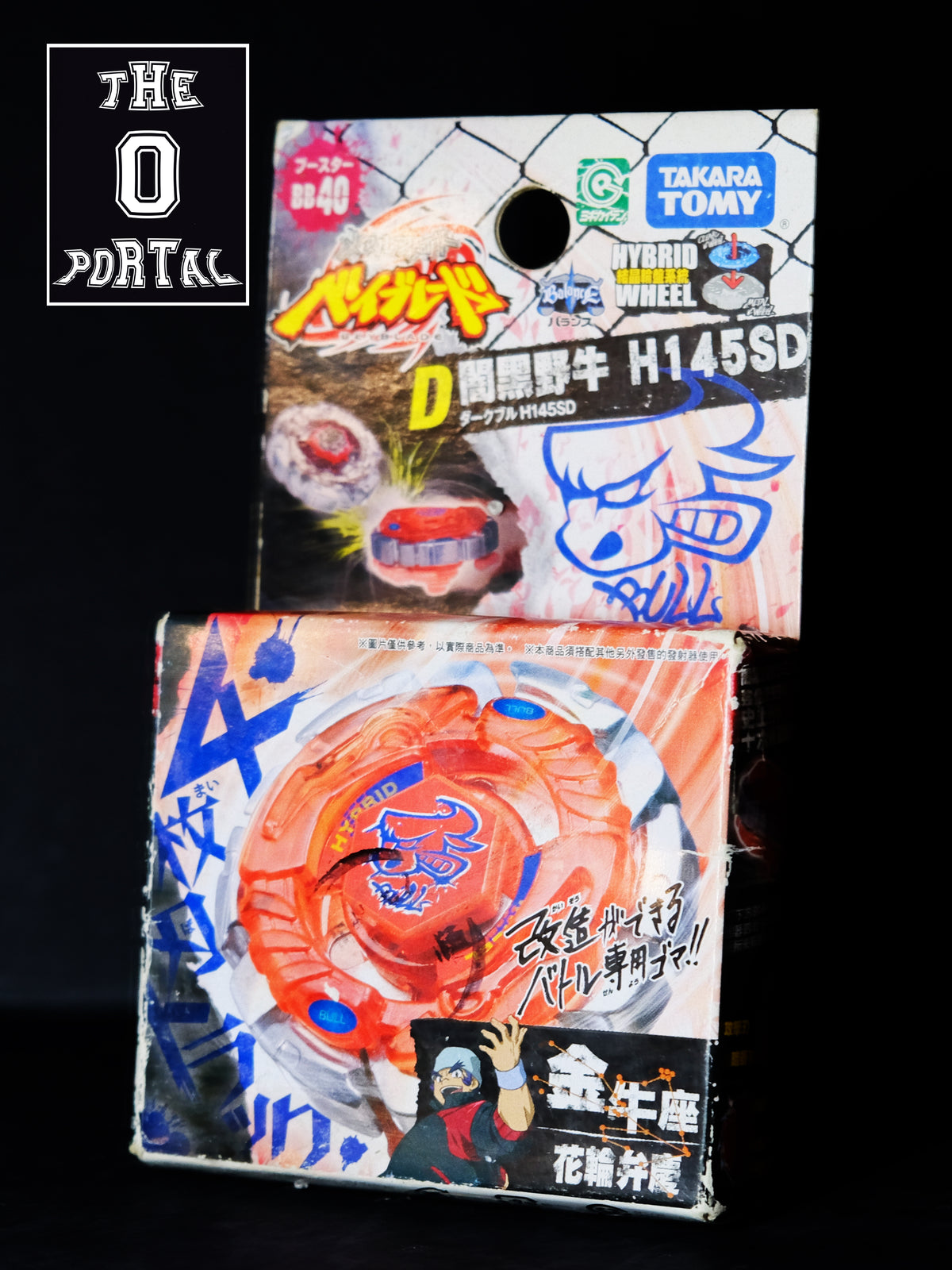 Metal Fusion TAKARA TOMY Beyblade BB40 Dark Bull H145SD Booster