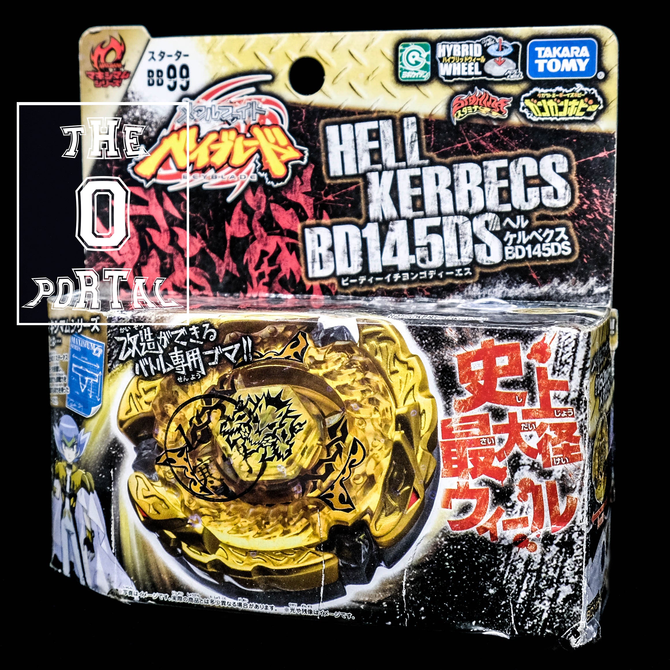 TAKARA TOMY Beyblade BB99 Hell Kerbecs BD145Ds Starter Metal Fusion