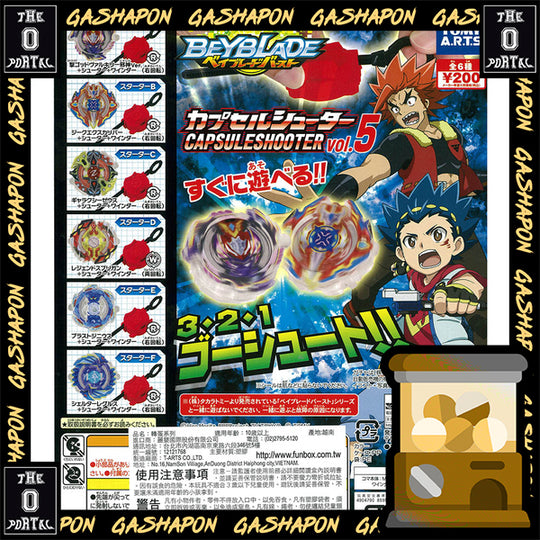 TAKARA TOMY ARTS Beyblade BURST Capsule Shooter Vol.5 Complete Set