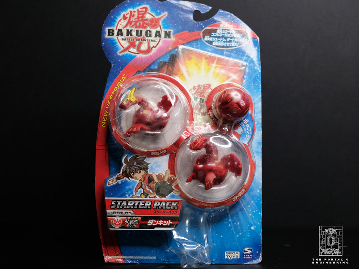 SEGA Bakugan BST-01 Dan Kit All Pyrus Starter Pack