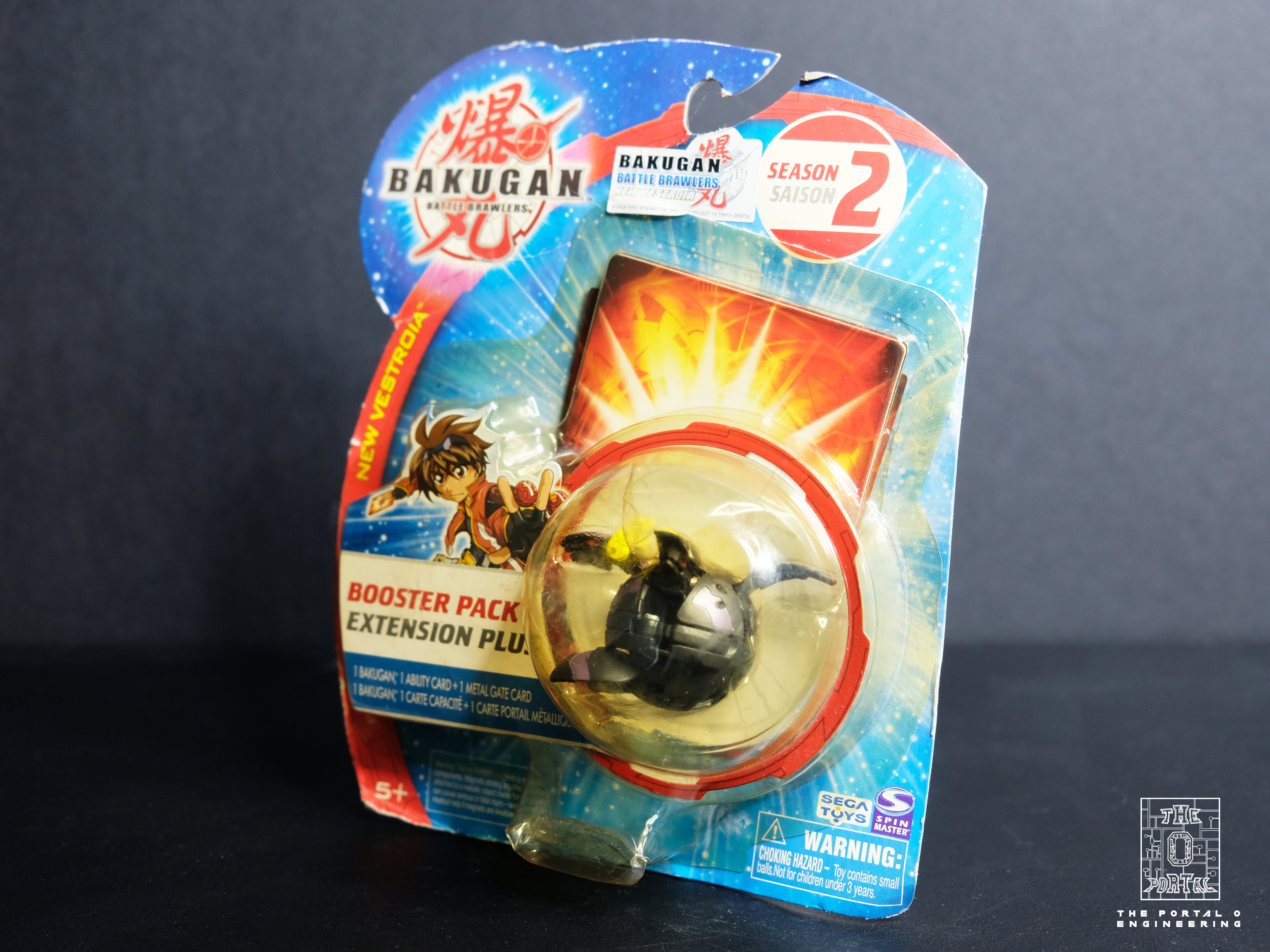 Bakugan Battle Brawlers (2008) Spin Master Blade Tigerra 2-Inch Figure w/  Ability Card