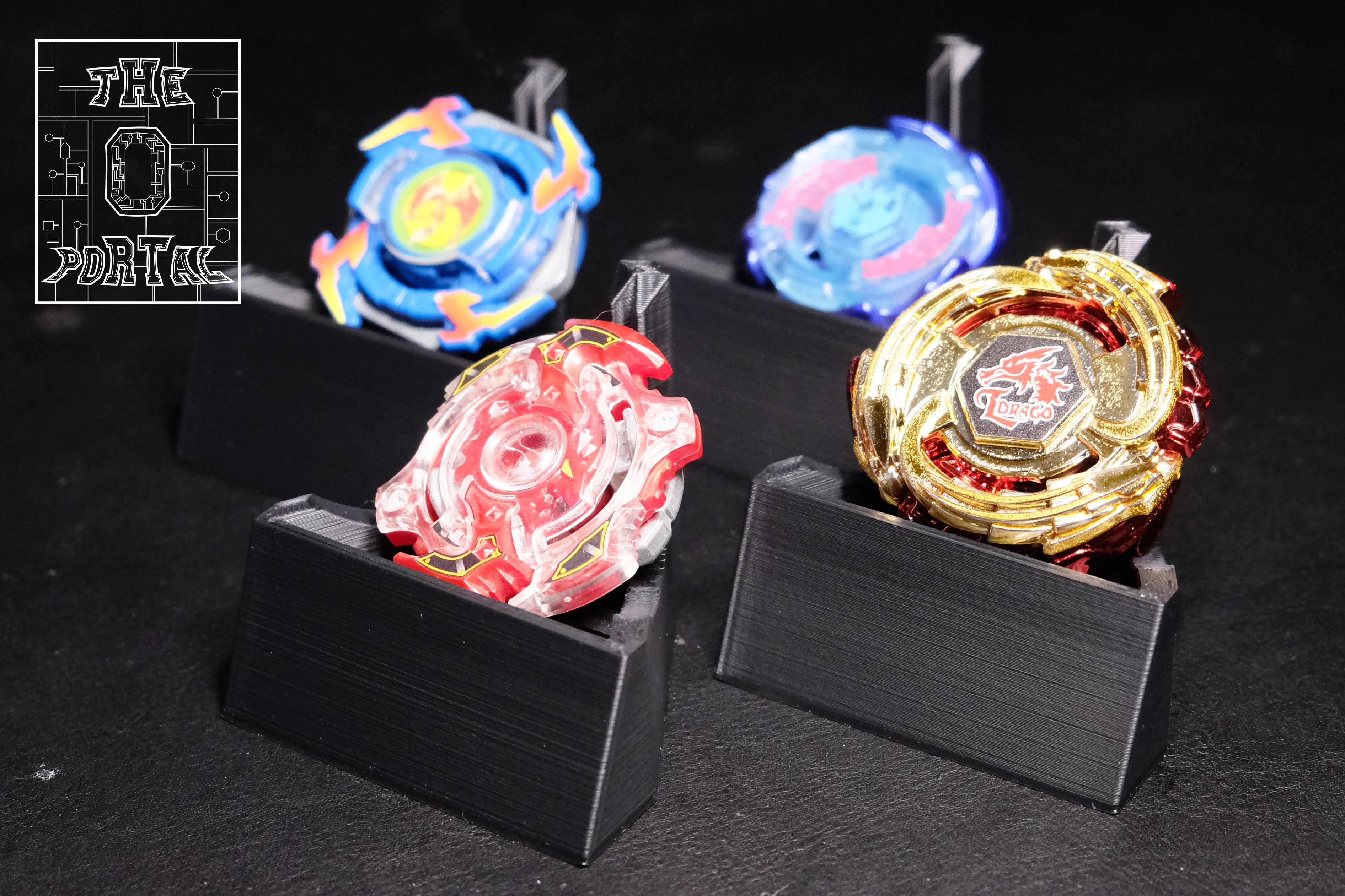 Set of 5 Multi-Purpose Beyblade / Packaging Display Stand