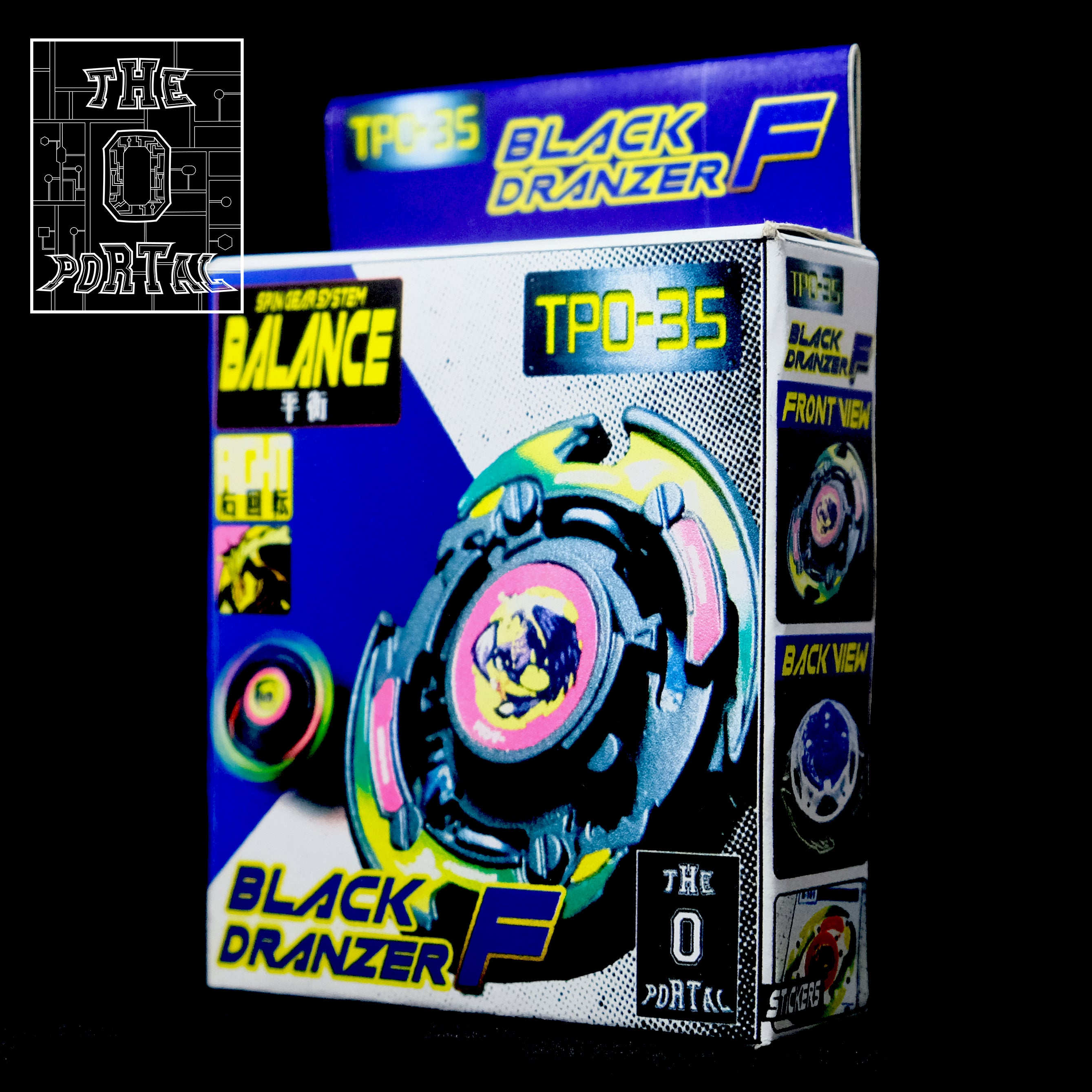 Black Dranzer F Yell Zeta w/ Emboss Packaging