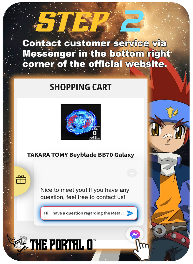 Message customer service